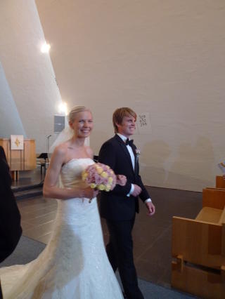 BRUDEPARET: Elin Marie Johansen og Nj�l Stensland. Foto: PRIVAT
