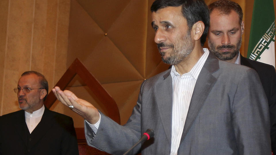 KOM MED NY KRAFTSALVE MOT ISRAEL: Irans president Mahmoud Ahmadinejad. Foto: REUTERS/Scanpix