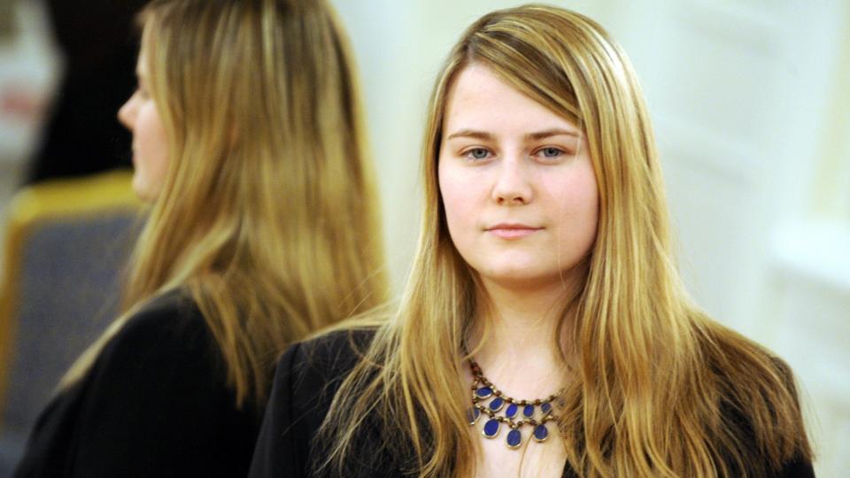NY BIOGRAFI: Natascha Kampusch beskriver livet sitt i fangenskap i den nye biografien �3,096 dager�. Det f�rste utdraget ble publisert i britisk presse i dag. Foto: EPA/MARCUS BRANDT