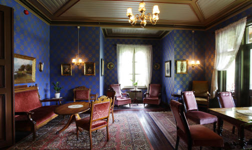 SALONG: Tidsriktig og elegant som for hundre �r siden.