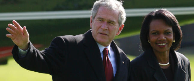 Condaleezza Rice nektet Bush � dra til Washington