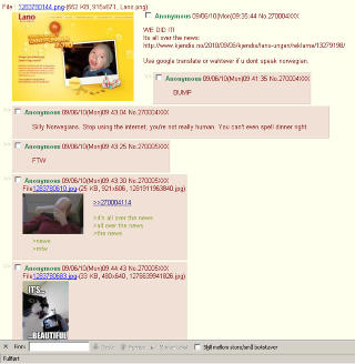 TAR ÆREN: Brukerne av 4chans forum /b/ mener de har avgjort konkurransen. Skjermdump: 4chan.org TAR ÆREN: Brukerne av 4chans forum /b/ mener de har avgjort konkurransen. Skjermdump: 4chan.org