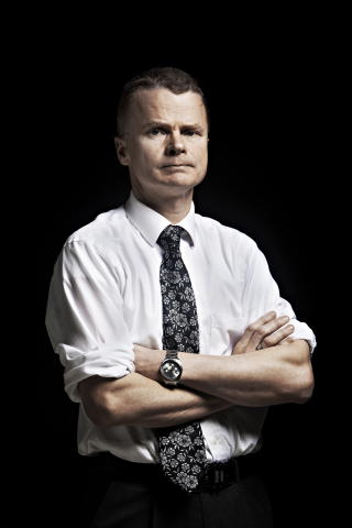 OVERRASKET: Dagbladets sjefredakt�r Lars Helle ble overrasket over de h�ye (og gale) tallene til Fjell. Foto: J�rn H. Moen / Dagbladet