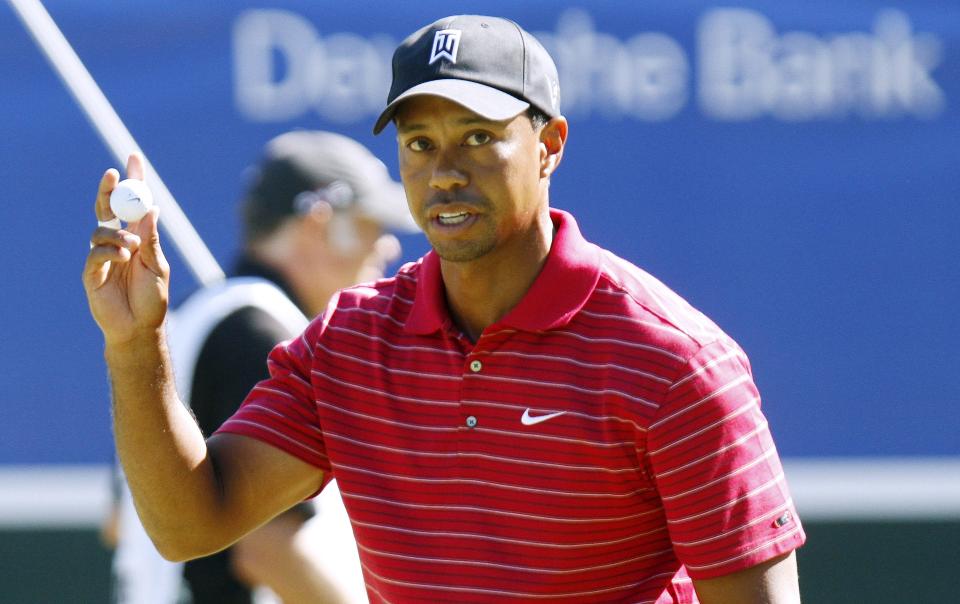 :MED P� RYDER CUP-LAGET: Tiger Woods har f�tt �wild card�, og er dermed med p� USAs  Ryder Cup-lag selv om han i utgangspunktet ikke var kvalifisert.Foto: SCANPIX/AP Photo/Michael Dwyer