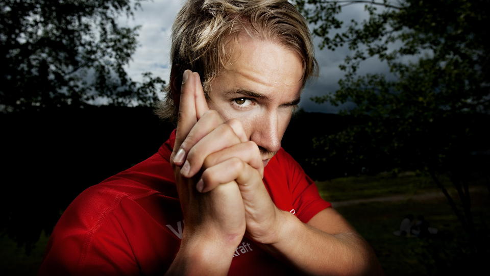 SKAL MER MELLOM RENN: Emil Hegle Svendsen har f�tt august �delagt av sykdom, men er ikke veldig bekymret. Foto: John T. Pedersen / Dagbladet