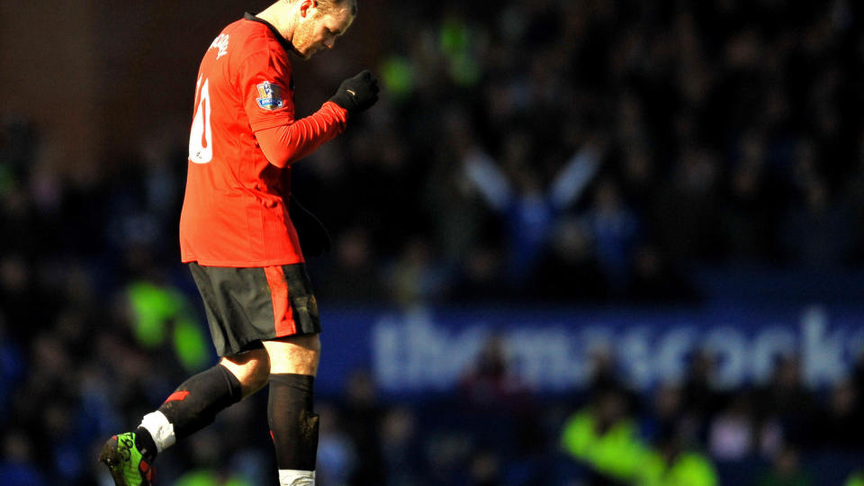 KAN VENTE BUING: Wayne Rooney kommer trolig til � f� h�re det fra Everton-supporterne n�r han g�r ut p� Goodison Park l�rdag. Foto: Scanpix