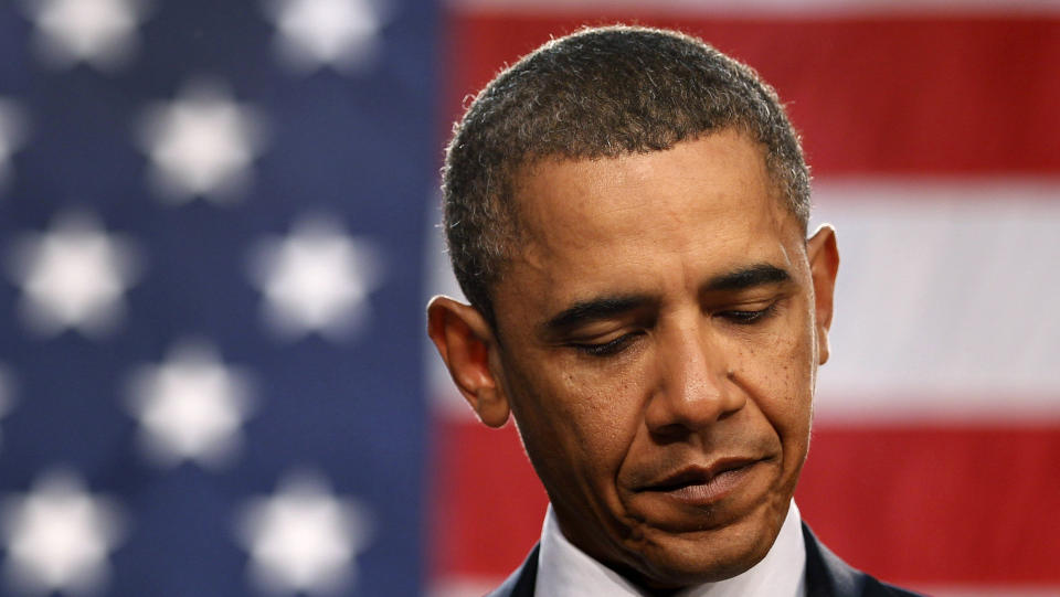 ADVARER: USAs president Barack Obama g�r hardt ut mot planene til en kristen menighet om � brenne Koranen p� ni�rsdagen for 11. septemberangrepene l�rdag. Foto: REUTERS / Larry Downing / SCANPIX