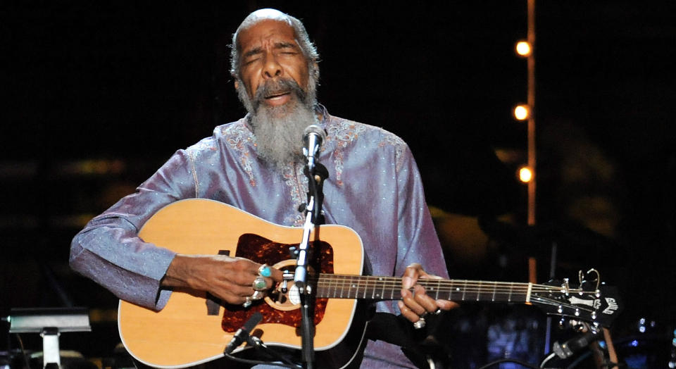 ALVORLIG SYK: Richie Havens skulle v�re stjernen i Rikskonsertenes turn�, men ble alvorlig syk og reiste i g�r hjem til USA. Foto: AP Photo/Evan Agostini