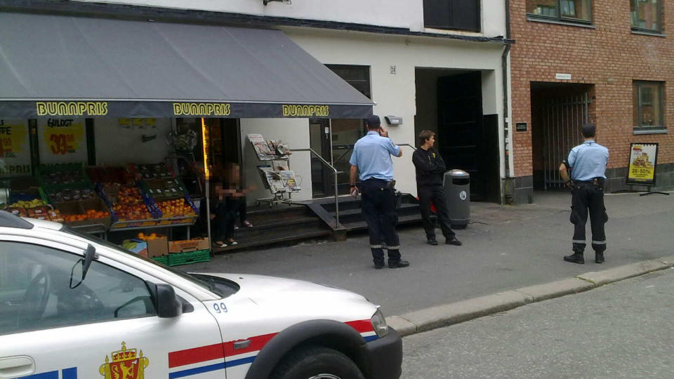 RAN: Raneren truet de ansatte og slo en av dem i hodet med en pistollignende gjenstand, opplyser politiet. Foto: Harald S. Klungtveit