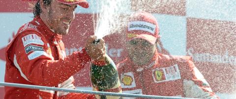 Alonso sikret Ferrari-seier p� hjemmebane