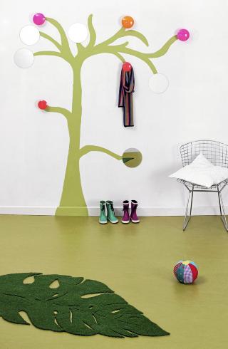 GLEDE: Det er lov � bruke farger og litt kreativtet, ogs� n�r du velger gulv.  FOTO: Forob