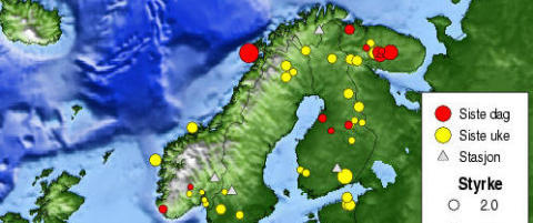 Lofoten rammet av jordskjelv