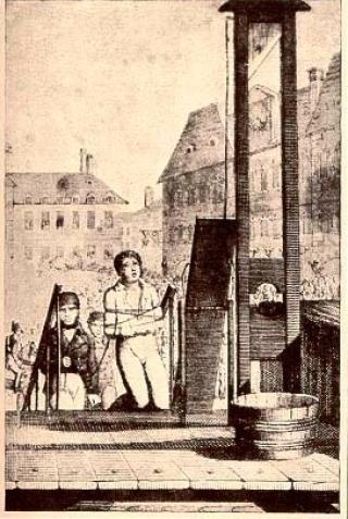 D�MT TIL D�DEN ETTER �YENVITNESKILDRINGER: Joseph Lesurques ble d�mt for postvognran i 1796. En rekke vitner hadde sett de fem ranerne. Lesurques kom tilfeldig inn i den tredje rettssaken, da han ble med en venn for � hente papirer i retten, og flere vitner tilfeldigvis mente � kjenne ham igjen som raner. Til sammen ble 13 mistenkte identifisert og sju henrettet, i et ran fem menn sto bak.