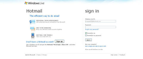 Har du problemer med Hotmail?