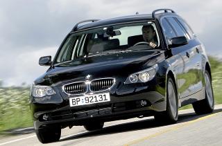 KJØREMESTER: Akkurat som i kompaktklassen er det BMW som vinner på kjøreegenskaper. Egil Nordlien HM Foto KJØREMESTER: Akkurat som i kompaktklassen er det BMW som vinner på kjøreegenskaper. Egil Nordlien HM Foto