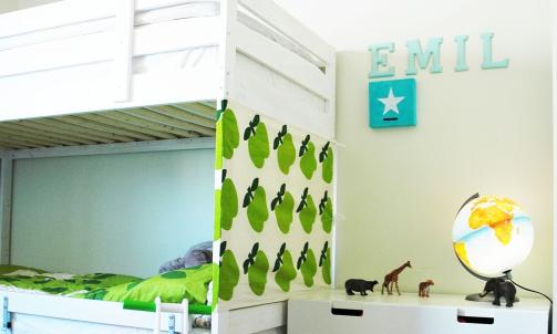 Shinedesign: Her fra kreative grep på barnerommet til Emil. Shinedesign: Her fra kreative grep på barnerommet til Emil.