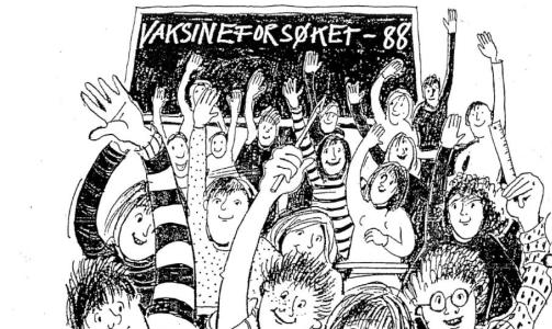 GIGANTFORSØK: Mellom 1988 og 1991 ble 180 000 ungdomsskoleelever vaksinert mot hjernehinnebetennelse. Foto: Folkehelseinstituttet GIGANTFORSØK: Mellom 1988 og 1991 ble 180 000 ungdomsskoleelever vaksinert mot hjernehinnebetennelse. Foto: Folkehelseinstituttet