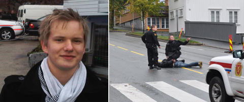 Nils Petter (19): - Politiet kastet seg over panseret og skj�t