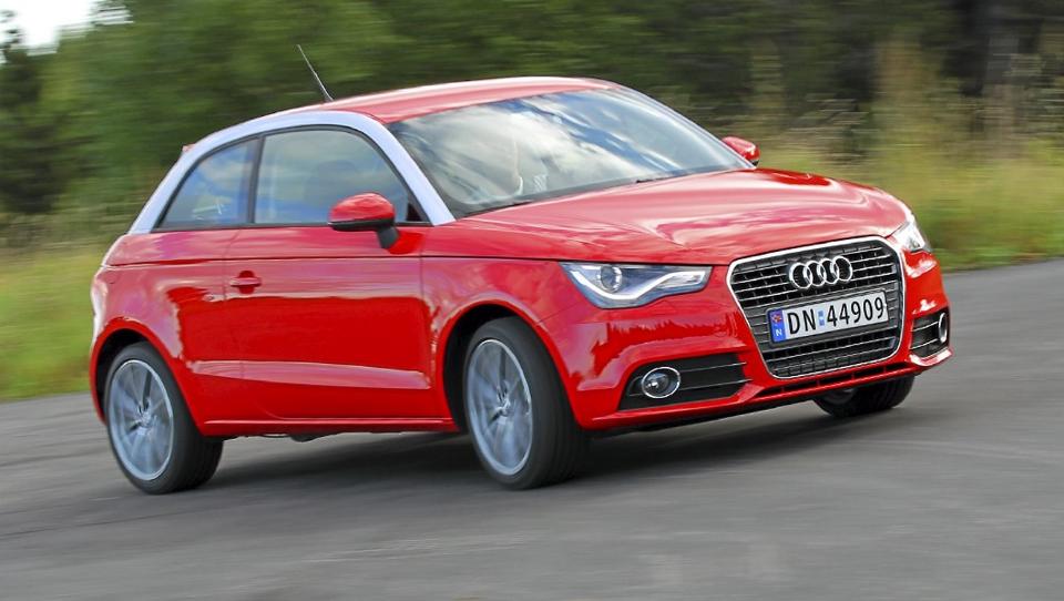 HELT R�: Audi A1 1,6 TDI varter opp med snertent design og fine egenskaper. Foto: Terje Bj�rnsen