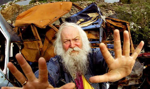 IKKE BILINTERESSERT: Jack Berntsens bilinterresse oppsummeres fint p� dette bildet. Foto: LARS EIVIND BONES/DAGBLADET
