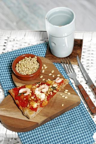 DELIKAT: Sunt og godt best�r Andersens pizzaer av. Foto: Jeanette Landfald B�kkevold
