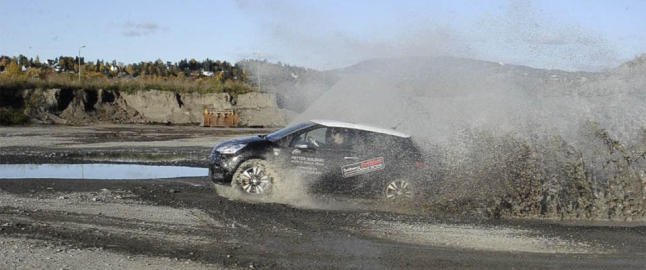 Solberg r�kj�rte med Dan B�rge