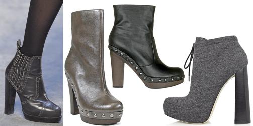 FRA VENSTRE: P� catwalken til Herm�s, Friis (kr 1449), Din Sko (kr 599), Alexander Wang (kr 5500). Foto: Stella, produsenten
