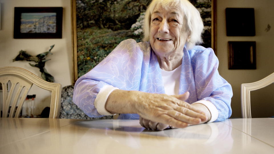 LIVLIG: Margit Sandemo kan fortelle om et eventyrlig liv.
Foto: Lars Eivind Bones / Dagbladet