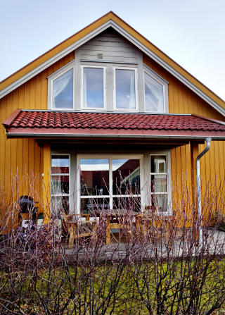Tilrettelagt: Husene har to etasjer. F�rsteetasjen er det prim�re boligarealet, mens andre har ekstrarom til f.eks. gjester.

Foto: Mette M�ller / Dagbladet