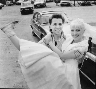 Unge talenter:Linn Stokke og Espen Beranek Holm
i Grease p�  Chat Noir i 1984. Foto: arne Hoem.

Foto:Arne V.Hoem/dagbladet