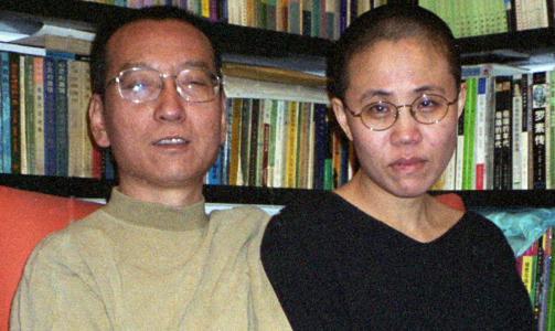 Liu Xiaobo og Liu Xia. Foto: AFP