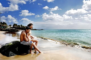  LANZAROTE:  Puerto del Carmens lange strand. Foto: JOHN TERJE PEDERSEN/Dagbladet