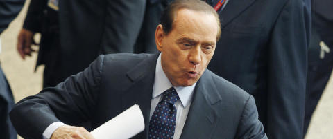 - Us�mmelige Berlusconi kan ikke fortsette ett minutt lenger