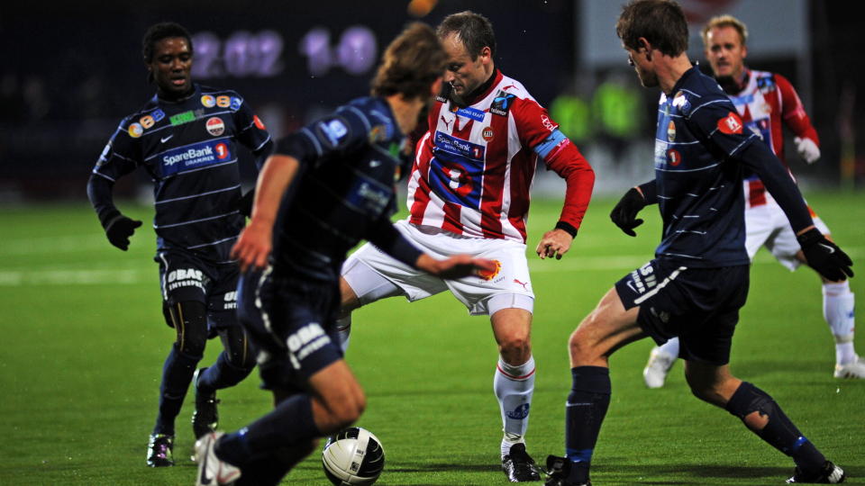 USTOPPELIG: Sigurd Rushfeldt fortsetter � levere varene for TIL. I dag scoret han i begge ender p� Alfheim.
Foto: Rune Stoltz Bertinussen / Scanpix