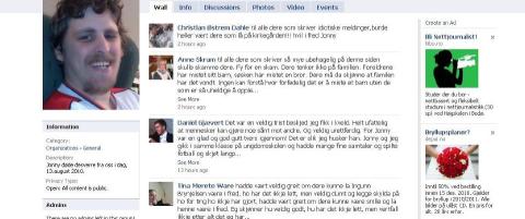Sjikane og trusler på minneside