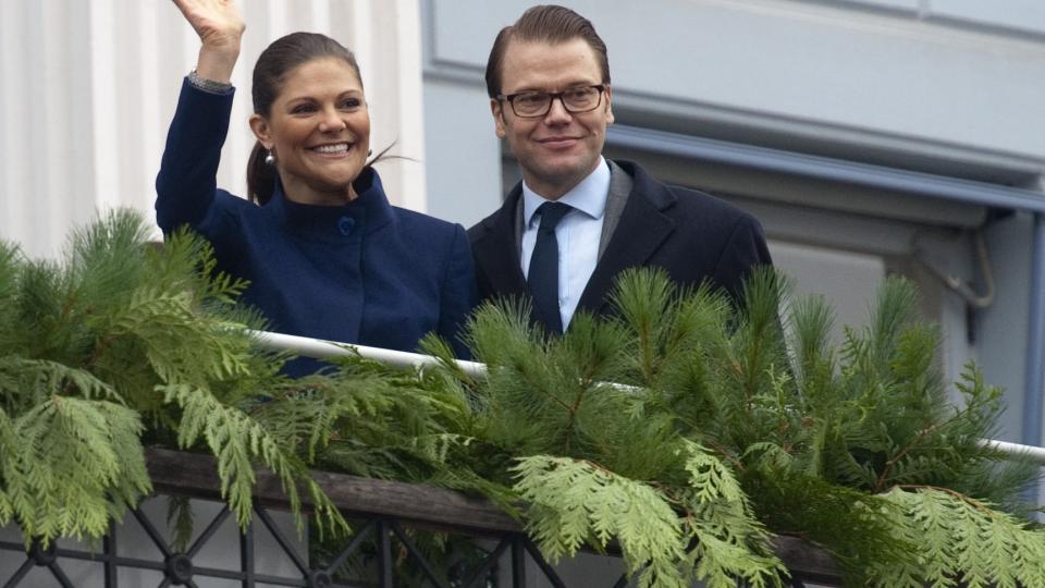 FEIL STEDSNAVN: Kronprinsesse Victoria innledet sin tale p� torget i Helsingfors med �Kj�re Helsingborg�. Hele forsamlingen reagerte, if�lge Aftonbladets reporter. Foto: STELLA PICTURES