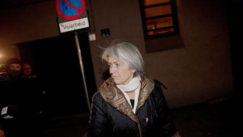 TAUS: Heller ikke Gjenopptakelseskommisjonen leder, Helen S�ter, ville kommentere avh�rene til de to tidligere POT-tjenestemennene. Foto: Stian Lysberg Solum / SCANPIX