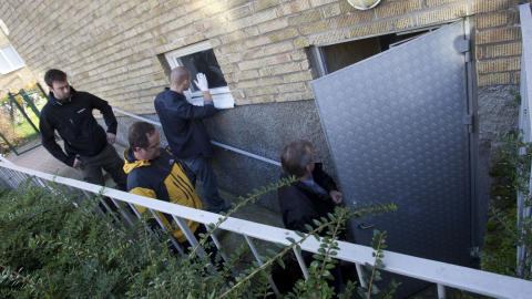 AKSJONERER: Politiet p�grep Mangs p� l�rdag kveld. Foto: Expressen