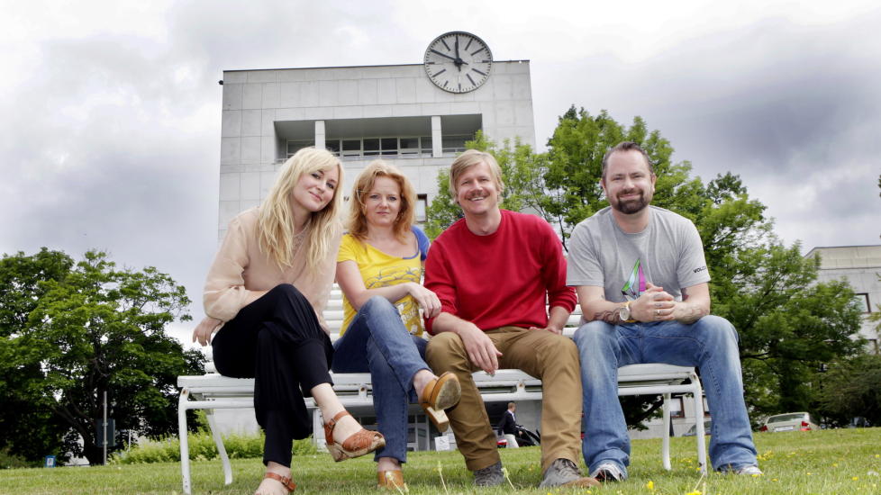 SEERSVIKT: Helle Vaagland, Siss Vik, Vegard Larsen og Asbj�rn Slettemark sliter med  trekke seere til sine kulturprogrammer. Foto: Torbj�rn Berg / Dagbladet