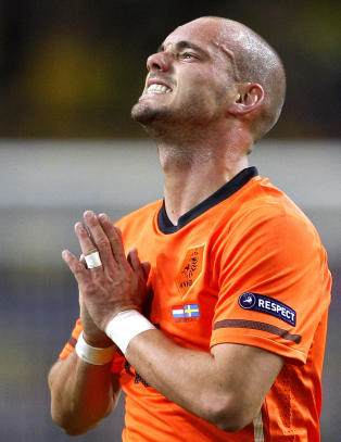 Sneijder besvimte i garderoben