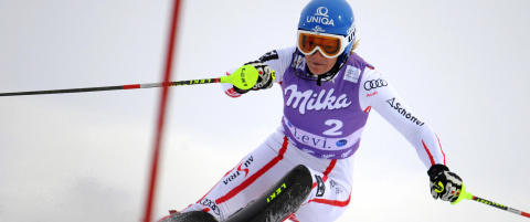 Schild vant i Levi