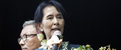 Suu Kyi har snakket med Ban Ki-moon p� telefon