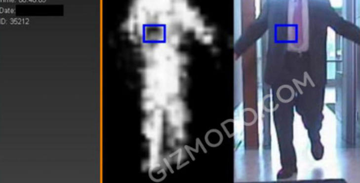 AVBILDET OG LAGRET: Bilder av omkring 100 bes�kende i en rettsbygning i USA er p� avveie. Det samme kan skje med flyreisende. Faksimile: Gizmodo