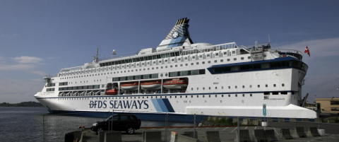 Brann ombord i DFDS Pearl of Scandinavia