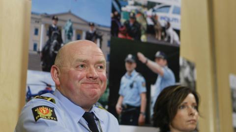 SLO ALARM: I 2006 sa politiinspekt�r Johan Fredriksen fra om at den amerikanske ambassadens aktiviteter m�tte �tas opp til n�ye vurdering�. Foto: Heiko Junge / Scanpix