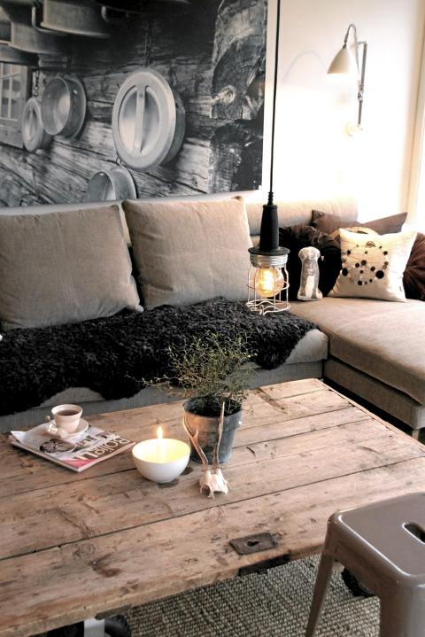Jasnoszara czteroosobowa sofa rozkÅadana cosmopolitan design ... Stue stil