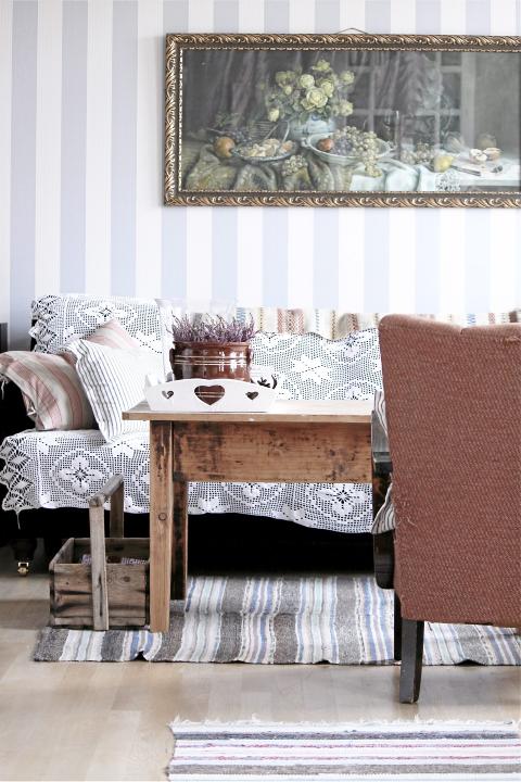 NOSTALGISK STUE: Blogger Livs lyst har en nostalgisk stue, med elementer mange kjenner igjen. FOTO: Livs lyst NOSTALGISK STUE: Blogger Livs lyst har en nostalgisk stue, med elementer mange kjenner igjen. FOTO: Livs lyst
