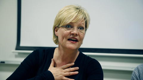 PEN FREMGANG: Kunskapsminister Kristin Halvorsen er forn�yd med resultatene. Foto: Jacques Hvistendahl / Dagbladet