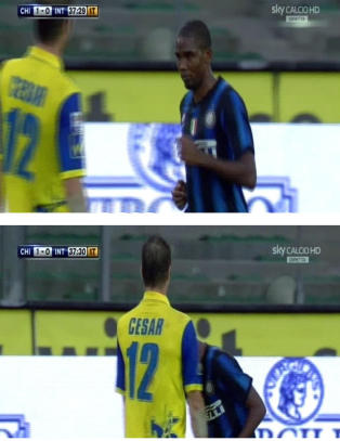 Eto'o kopierte Zidane-nedskallingen