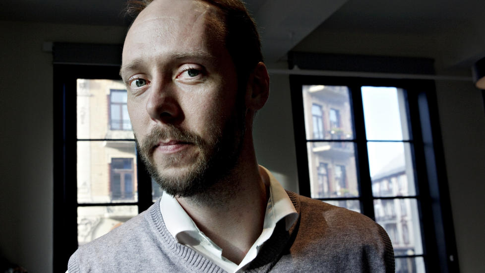 BRAGE-VINNER Gaute Heivoll fikk Brageprisen i kategorien �skj�nnlitteratur� i kveld. Foto: Nina Hansen / Dagbladet